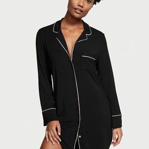 NWT Victoria's Secret Black Modal Sleepshirt Medium unopened